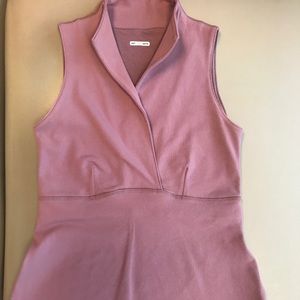 Lululemon Blush Yoga tank wet dry warm